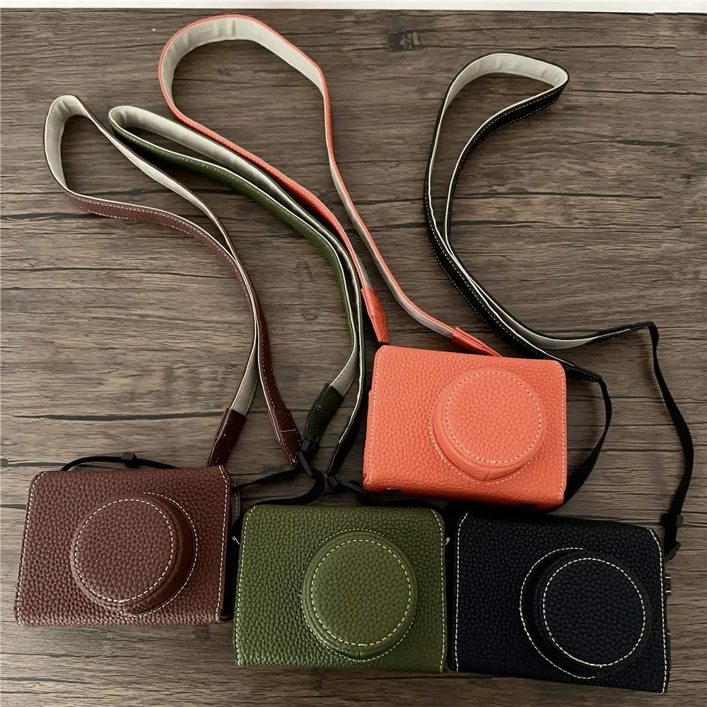 Чехол для камеры Fujifilm X100VI с отверстием для аккумулятора, чехол для всего тела с ремешком, роскошная искусственная кожа
Чехол для камеры Fujifilm X100VI с отверстием для аккумулятора, чехол для всего тела с ремешком, роскошная искусственная кожа