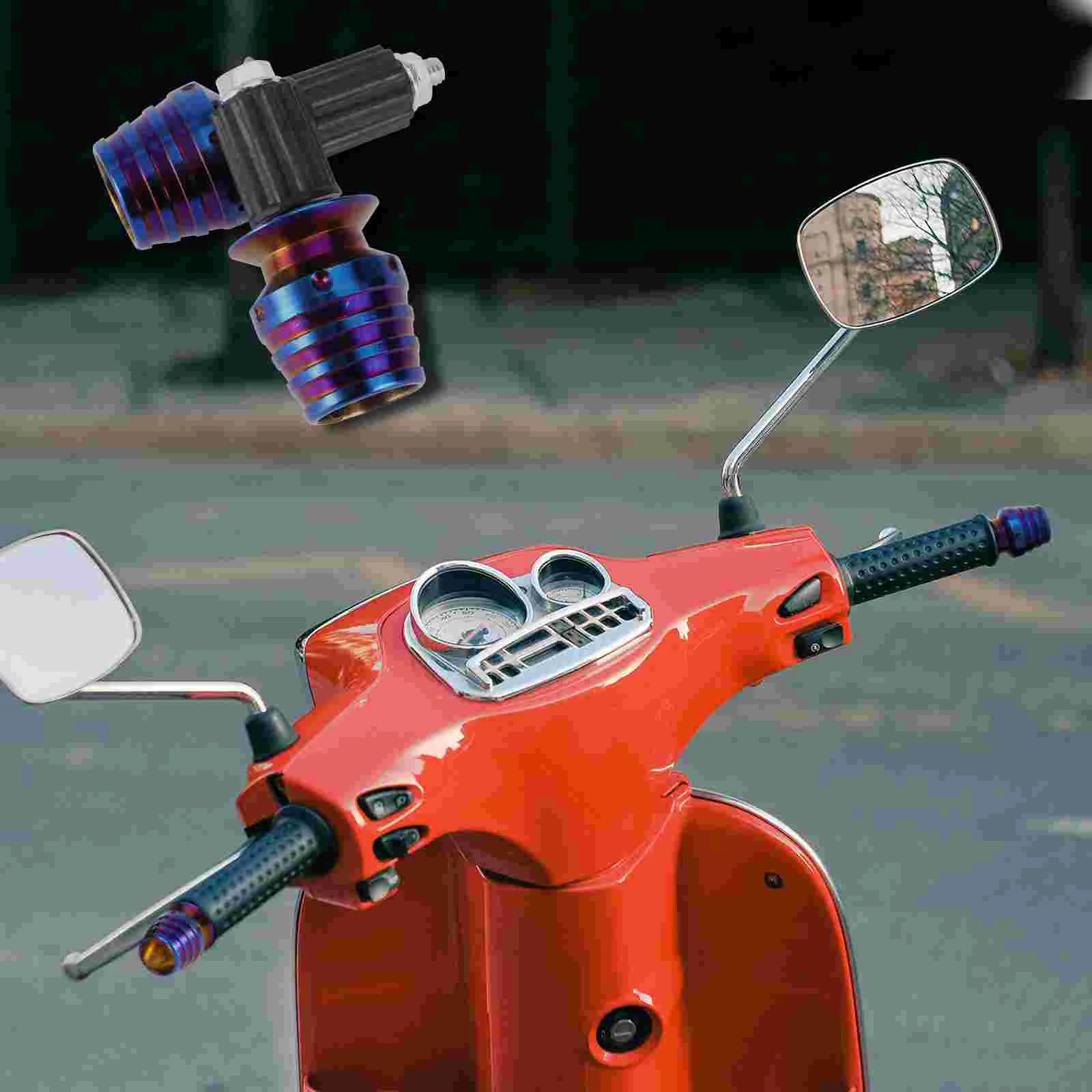 2 Pcs Aluminum Alloy Motorcycle Handlebar Caps 16 18 mm Universal Fit Burnt Titanium Anti Gear Balanced
2 Pcs Aluminum Alloy Motorcycle Handlebar Caps 16 18 mm Universal Fit Burnt Titanium Anti Gear Balanced