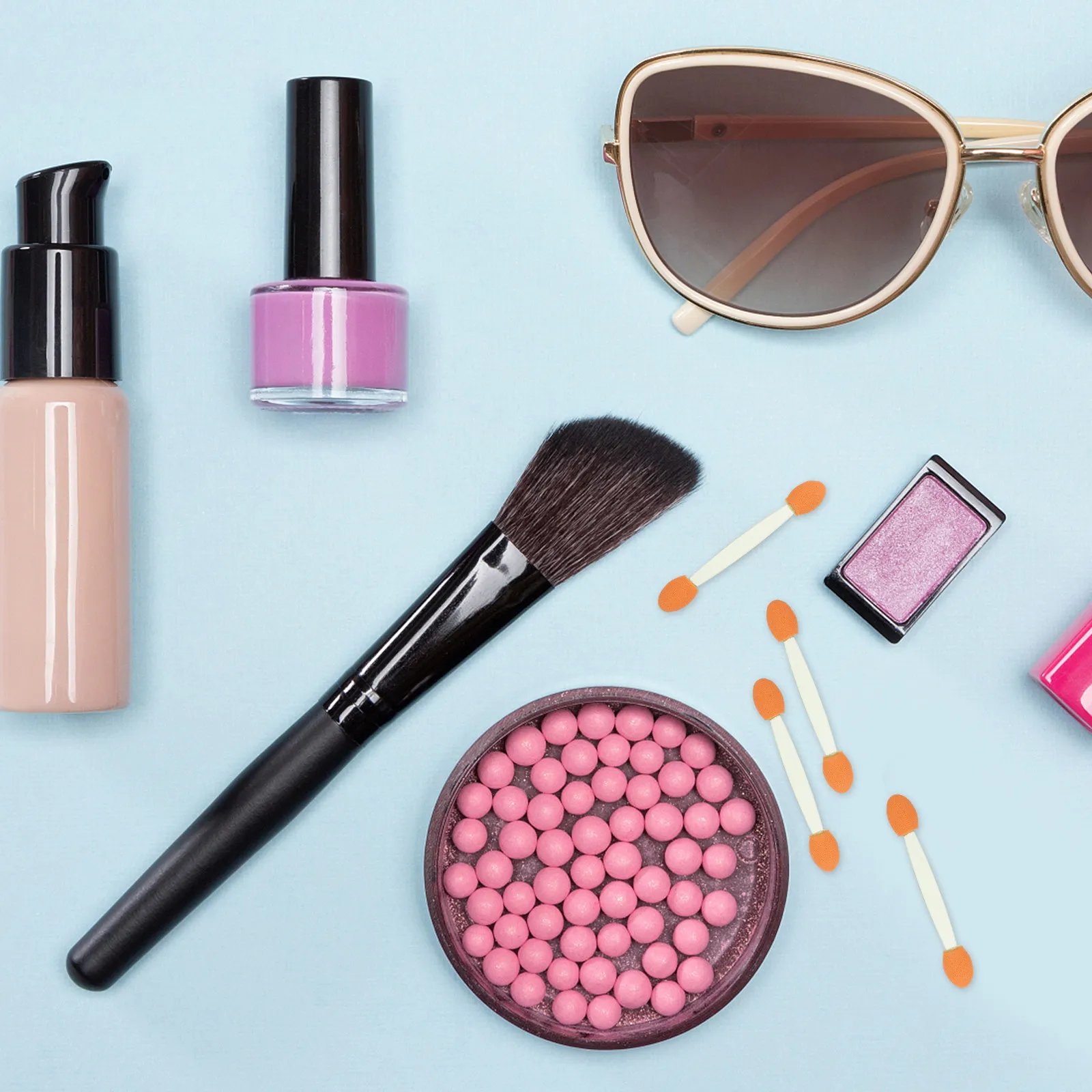 100Pcs Eyeshadow Stick Dual-Sided Disposable Applicator with Latex Sponge Tips Oval Blending Tool for Smooth Makeup Application
100Pcs Eyeshadow Stick Dual-Sided Disposable Applicator with Latex Sponge Tips Oval Blending Tool for Smooth Makeup Application