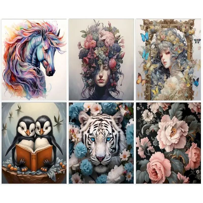 CHENISTORY 5D Diamond Art Painting Kit Animal Diy Diamond Embroidery Portrait Handmade Cross Stitch Gift Home Wall Decor
CHENISTORY 5D Diamond Art Painting Kit Animal Diy Diamond Embroidery Portrait Handmade Cross Stitch Gift Home Wall Decor