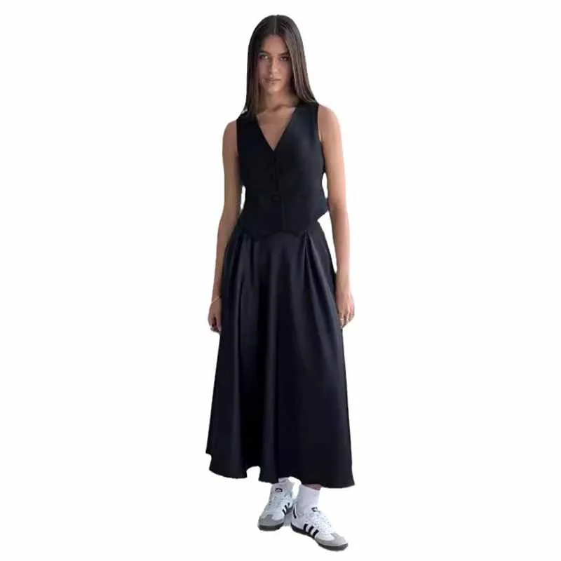 Women Fashion Popular Trend Korean Style Office High Waist A-line Skort Fashion Elegant Solid Long Pencil Skirt Silk Like
Women Fashion Popular Trend Korean Style Office High Waist A-line Skort Fashion Elegant Solid Long Pencil Skirt Silk Like