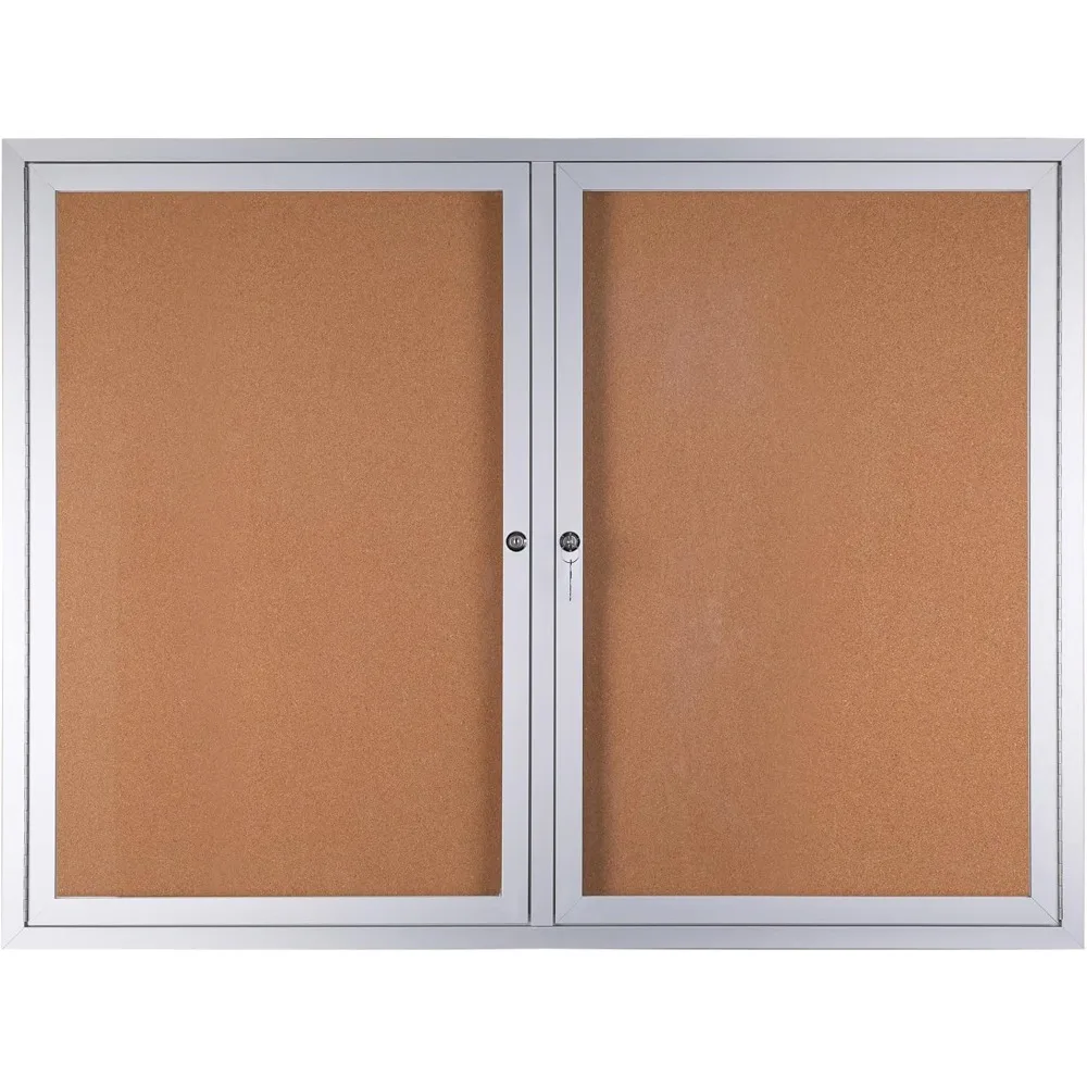 Закрытая двухдверная пробковая доска объявлений, 36 x 48, алюминиевый каркас с серебряной отделкой
Закрытая двухдверная пробковая доска объявлений, 36 x 48, алюминиевый каркас с серебряной отделкой