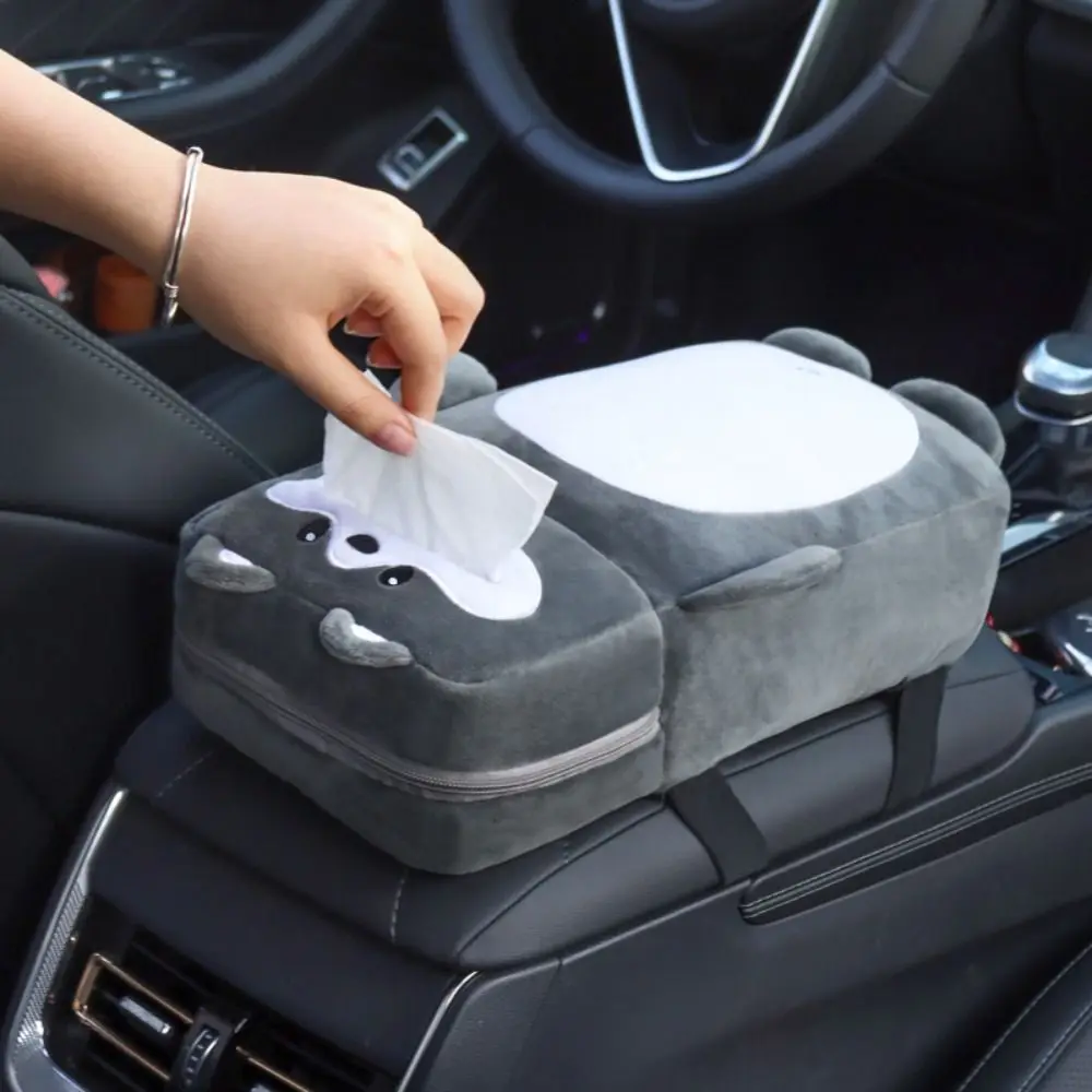 Creative Animal Car Armrest Cushion Comfortable Cute Cartoon Car Tissue Box PP Cotton Hanging Plush Tissue Box Home
Creative Animal Car Armrest Cushion Comfortable Cute Cartoon Car Tissue Box PP Cotton Hanging Plush Tissue Box Home