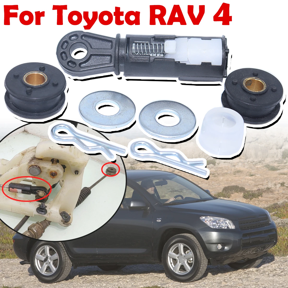 Gear Shift Cable Linkage End Bushing Gearbox Shifter Selector Collet For Toyota RAV4 XA20 XA30 XA40 XA50 2001 - 2024 4379425300
Gear Shift Cable Linkage End Bushing Gearbox Shifter Selector Collet For Toyota RAV4 XA20 XA30 XA40 XA50 2001 - 2024 4379425300