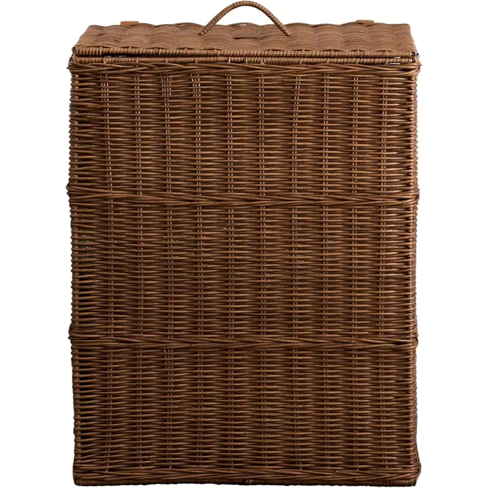 Laundry Basket with Lid – Resin Wicker Hamper for Bedroom or Bathroom, Brown, 17x24
Laundry Basket with Lid – Resin Wicker Hamper for Bedroom or Bathroom, Brown, 17x24