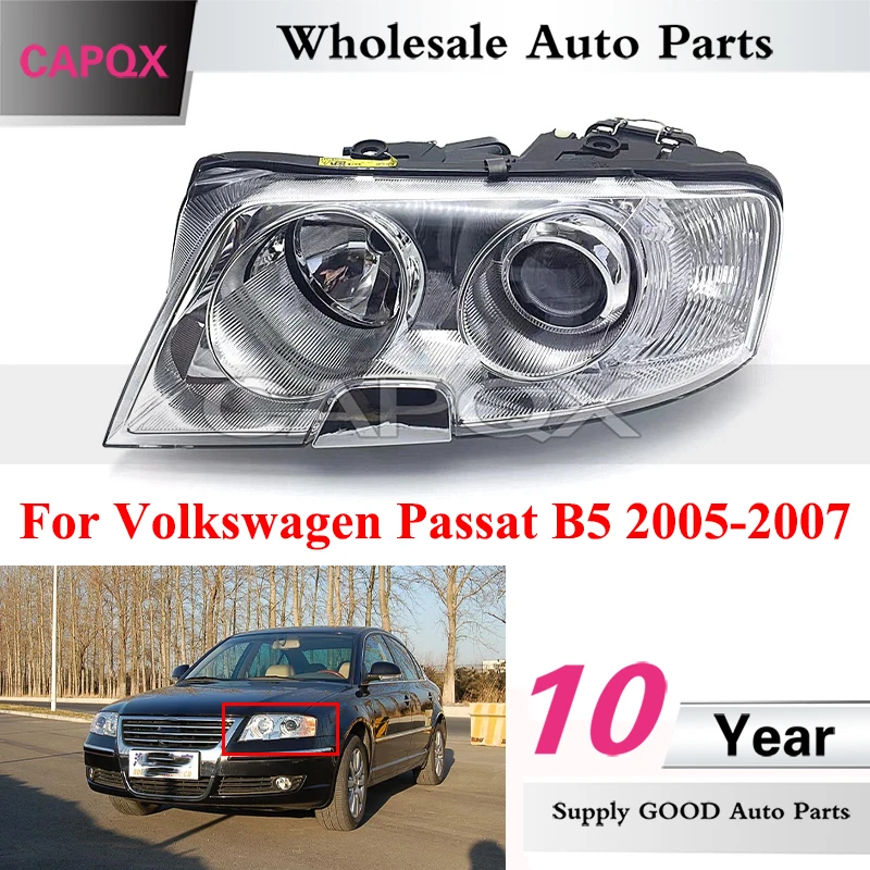 Фара переднего бампера CAPQX для Volkswagen Passat B5 2005-2007, передняя фара, фара
Фара переднего бампера CAPQX для Volkswagen Passat B5 2005-2007, передняя фара, фара
