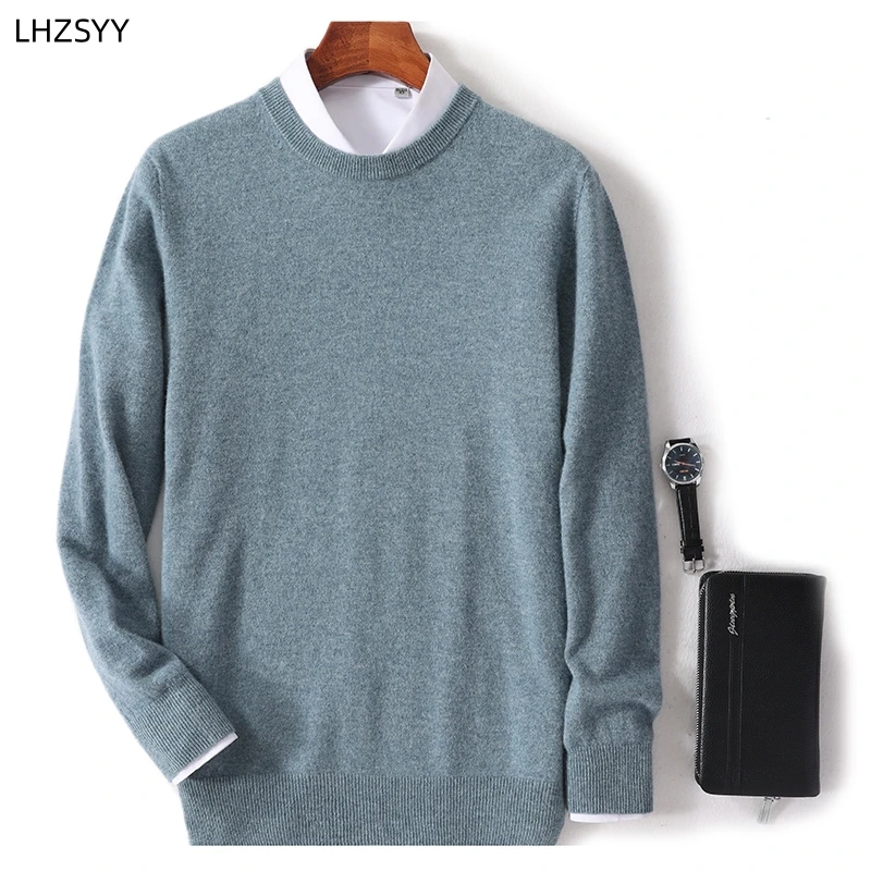 LHZSYY First-Line Ready-To-Wear Men's Cashmere Sweater Autumn Winter New O-Neck Pullovers Loose High-End Knit Shirt Casual Tops
LHZSYY First-Line Ready-To-Wear Men's Cashmere Sweater Autumn Winter New O-Neck Pullovers Loose High-End Knit Shirt Casual Tops