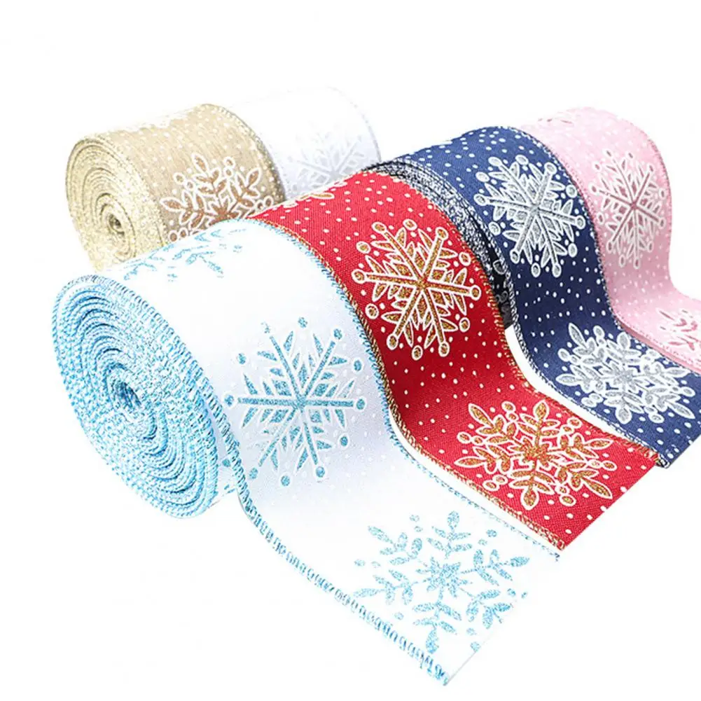 Black Metal Ribbon Holiday Craft Decoration Ribbon Christmas Ribbon Fine Linen Snowflake Printed Versatile Decorative for Diy
Black Metal Ribbon Holiday Craft Decoration Ribbon Christmas Ribbon Fine Linen Snowflake Printed Versatile Decorative for Diy