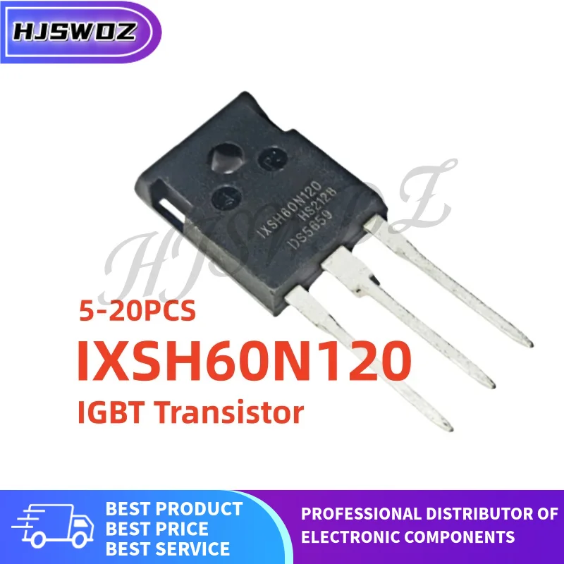 5-10-20PCS 100% New IXSH60N120 60N120 TO-247 60A 1200V IGBT single tube Transistor
5-10-20PCS 100% New IXSH60N120 60N120 TO-247 60A 1200V IGBT single tube Transistor