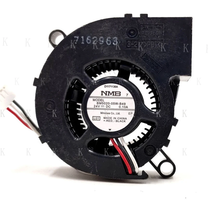 C 1 PCS New for BM5020-05W-B49 24V 0.10A 5CM 5020 3-Wire Turbo Projector Fan # Also
C 1 PCS New for BM5020-05W-B49 24V 0.10A 5CM 5020 3-Wire Turbo Projector Fan # Also