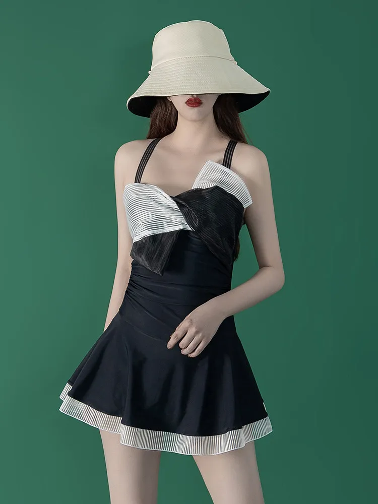 Conservative Sle One-Piece Swimsuit for Women High Waist Slimming Design Ideal for Hot Springs Bubble Sve V-Ne Qui Dry
Conservative Sle One-Piece Swimsuit for Women High Waist Slimming Design Ideal for Hot Springs Bubble Sve V-Ne Qui Dry