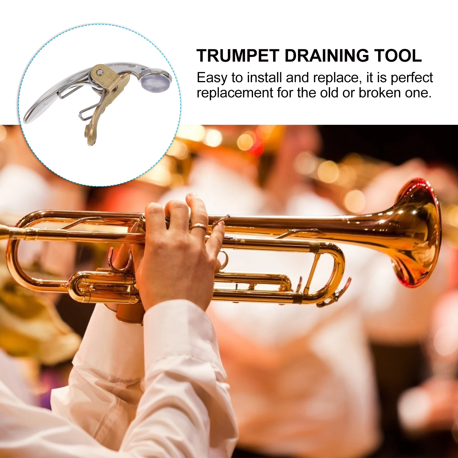 Watergate Key Trumpet Part Drain Component Valve Supply Silver Fitting Draining Man
Watergate Key Trumpet Part Drain Component Valve Supply Silver Fitting Draining Man