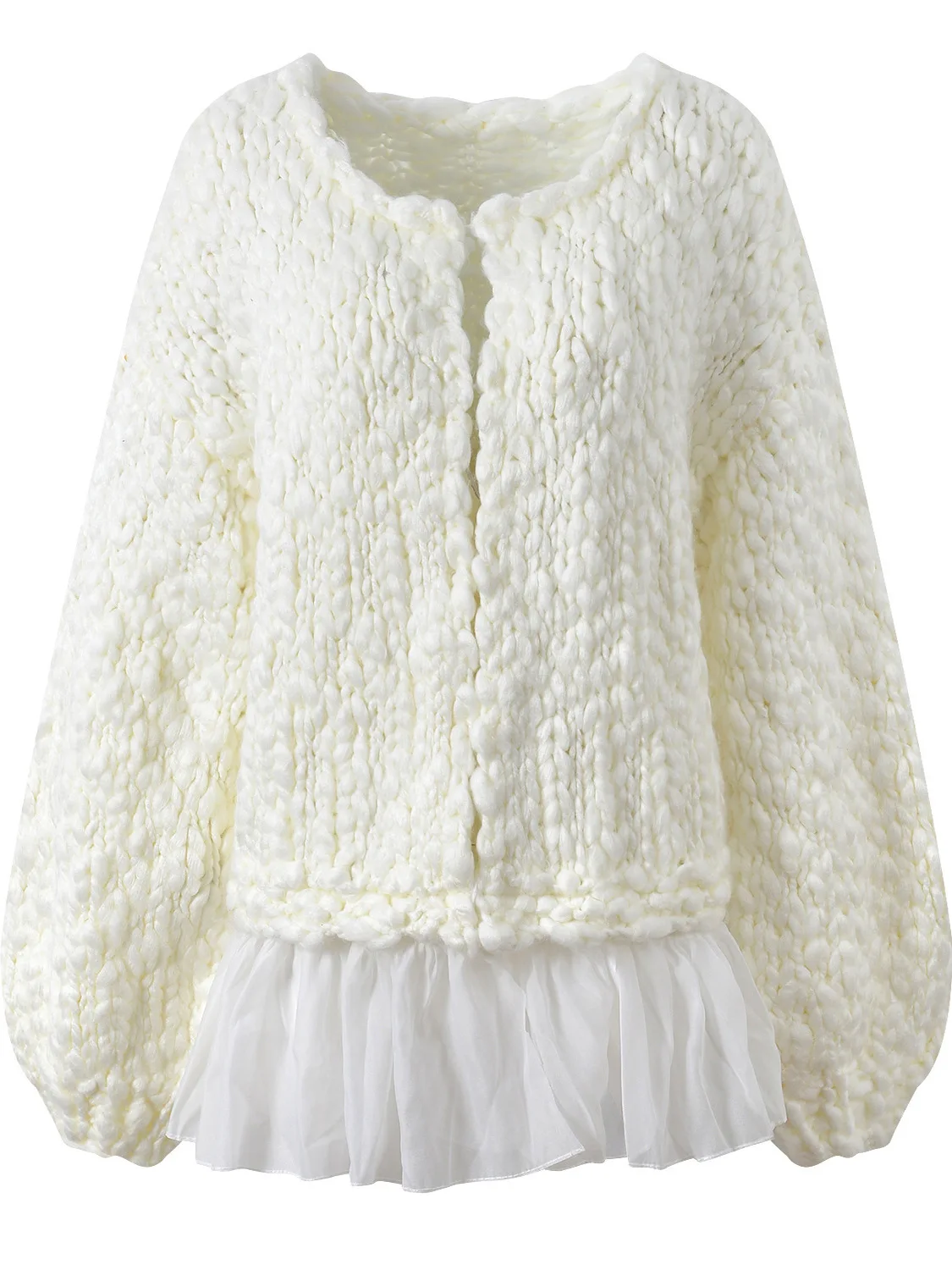 Свободный крой, круглый вязаный открытый кардиган, осень-зима, новый, массивный, с игольчатым сильфоном, универсальный, модный, женский...
Свободный крой, круглый вязаный открытый кардиган, осень-зима, новый, массивный, с игольчатым сильфоном, универсальный, модный, женский...