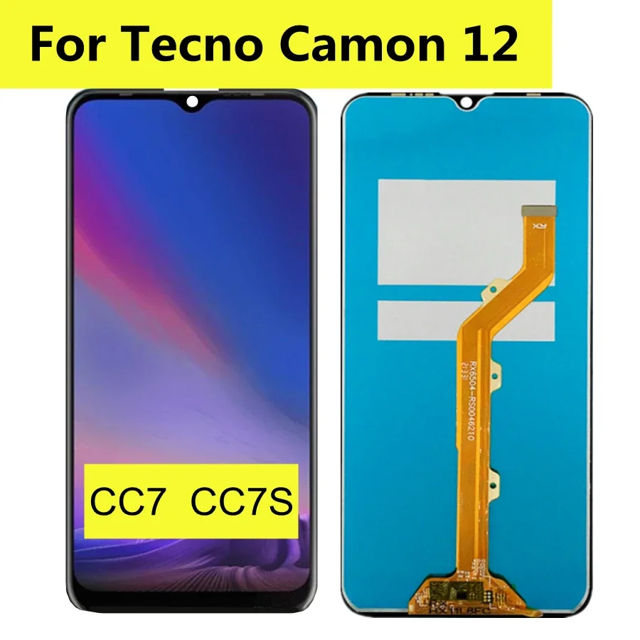 6.52" For Tecno Camon 12 CC7 LCD Display Screen Touch Digitizer Sensor Assembly Replacement For Tecno Camon 12 LCD
6.52" For Tecno Camon 12 CC7 LCD Display Screen Touch Digitizer Sensor Assembly Replacement For Tecno Camon 12 LCD