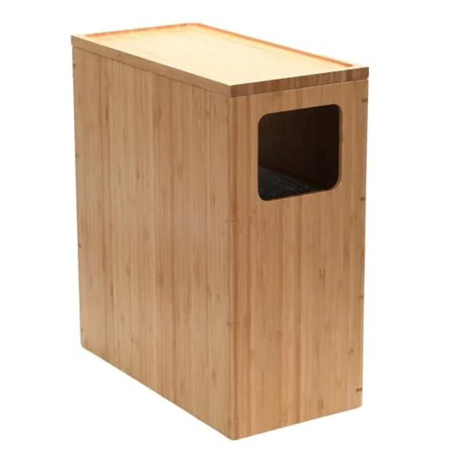 Bamboo Slim Trash Can with Lid Waste Basket for Bathroom Bedroom Office Vanity Salon or Spa Small Spaces Rectangle Bag Liners I
Bamboo Slim Trash Can with Lid Waste Basket for Bathroom Bedroom Office Vanity Salon or Spa Small Spaces Rectangle Bag Liners I
