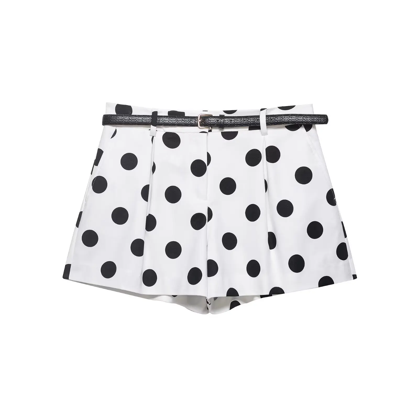 Spring Summer Women's French Retro Polka Dot High Waist A-Line Wide Leg Shorts Belted Casual Bottoms Pants Trousers Outfits
Spring Summer Women's French Retro Polka Dot High Waist A-Line Wide Leg Shorts Belted Casual Bottoms Pants Trousers Outfits