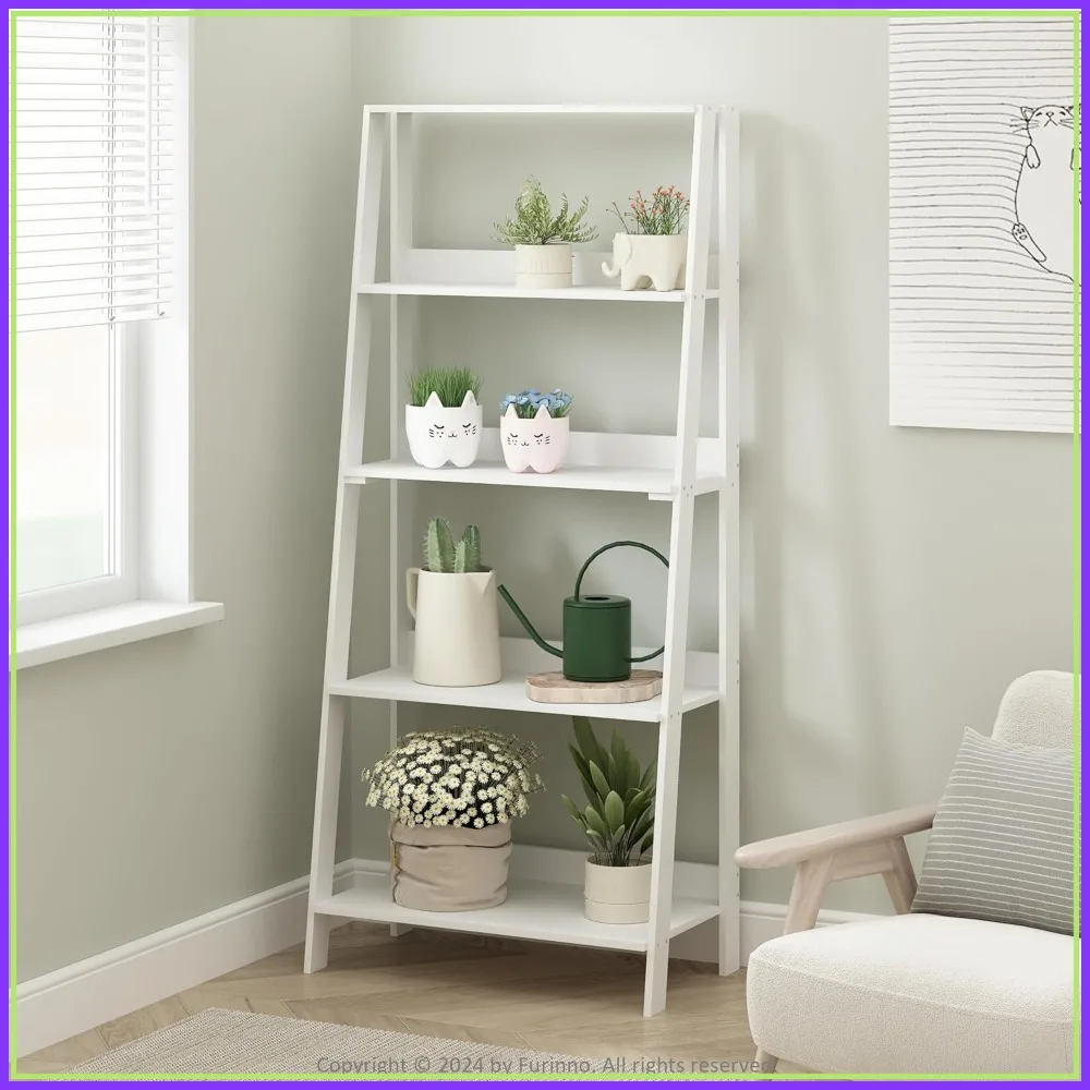 5-Tier Ladder Shelf, Display Storage Shelves, 13 x 23.6 x 53.5, for Living Room Home Office White
5-Tier Ladder Shelf, Display Storage Shelves, 13 x 23.6 x 53.5, for Living Room Home Office White