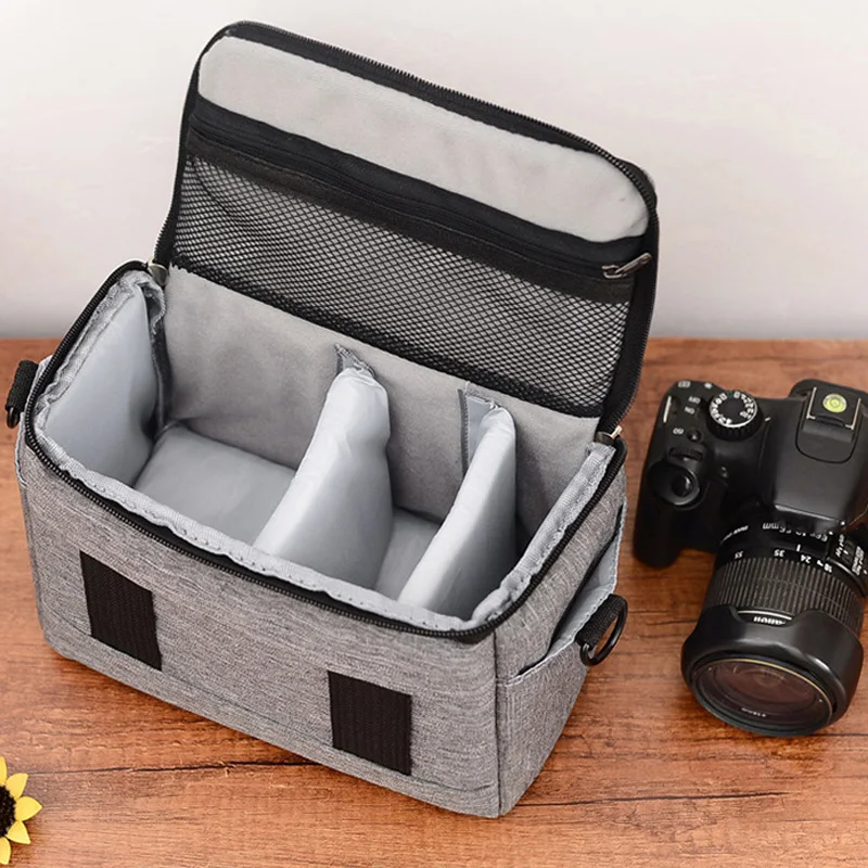 Женская сумка для фотоаппарата DSLR беззеркальная Водонепроницаемая ручная фотография рандомная мужская сумка через плечо для путешествий на открытом воздухе
Женская сумка для фотоаппарата DSLR беззеркальная Водонепроницаемая ручная фотография рандомная мужская сумка через плечо для путешествий на открытом воздухе