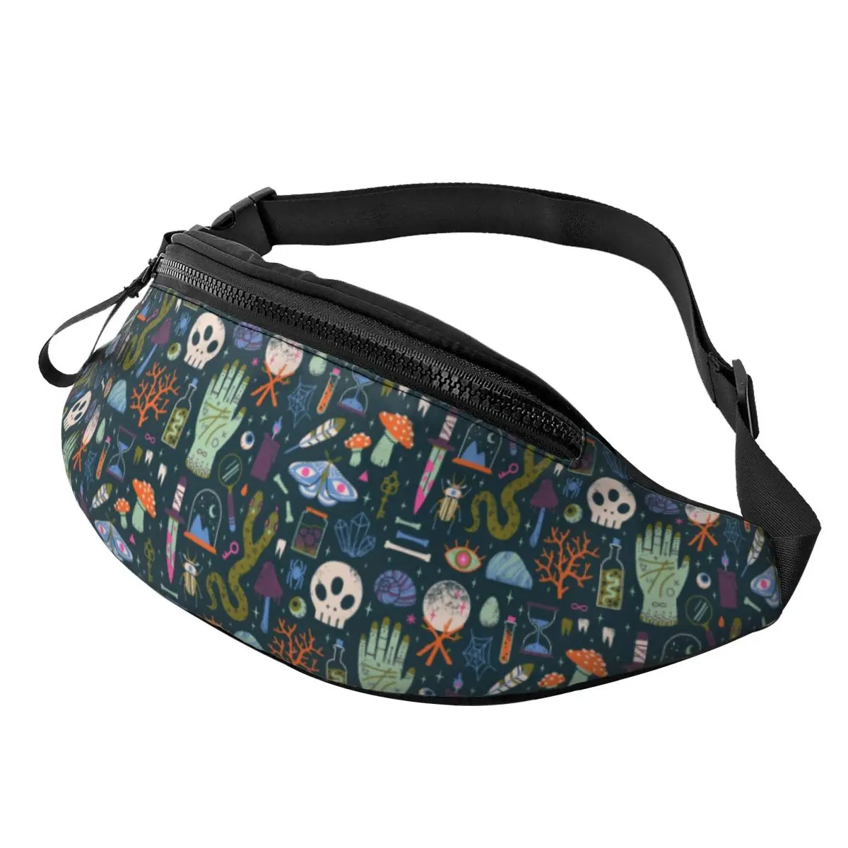 Custom Curiosities Halloween Witch Pattern Fanny Pack for Men Women Witchy Magic Crossbody Waist Bag Traveling Phone Money Pouch
Custom Curiosities Halloween Witch Pattern Fanny Pack for Men Women Witchy Magic Crossbody Waist Bag Traveling Phone Money Pouch