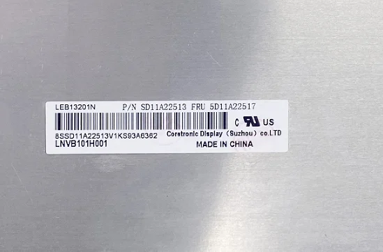LNVB101H001 13.3'' Laptop LCD Screen EDP 30 Pins PN: SD11A22513 FRU: 5D11A22517
LNVB101H001 13.3'' Laptop LCD Screen EDP 30 Pins PN: SD11A22513 FRU: 5D11A22517