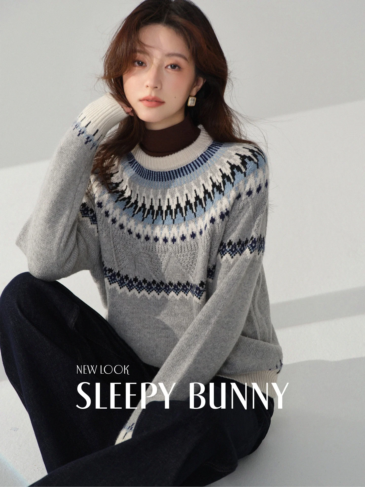 bunny Color Blo Knitted Sweater Women's round Ne Layering Slim Fit Loose Overhead irt Commute Sle Long Sve
bunny Color Blo Knitted Sweater Women's round Ne Layering Slim Fit Loose Overhead irt Commute Sle Long Sve