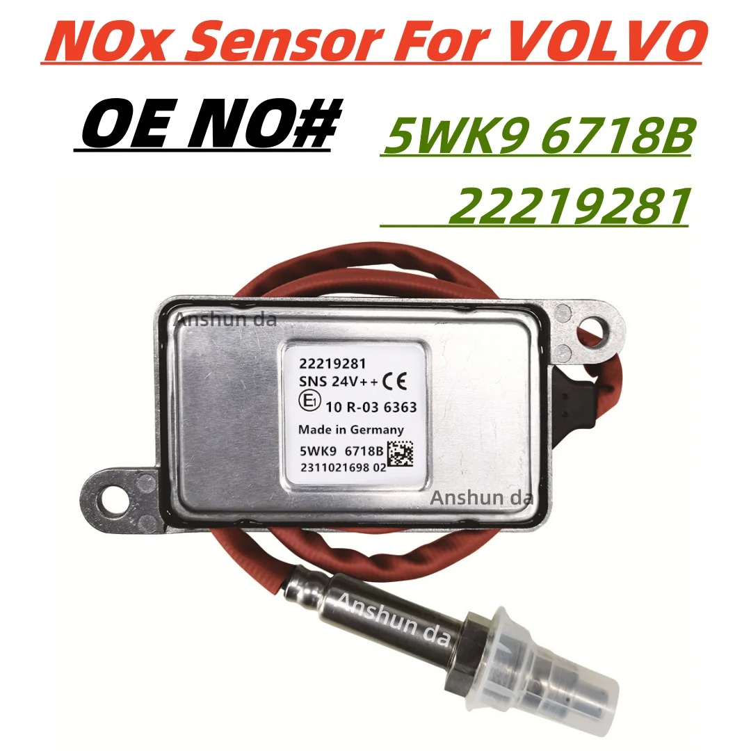5WK96718B 22219281 22827992 22827993 24V Nox Sensor Nitrogen Oxide Sensor For Volvo FH4 FM4 EURO6 Renault
5WK96718B 22219281 22827992 22827993 24V Nox Sensor Nitrogen Oxide Sensor For Volvo FH4 FM4 EURO6 Renault