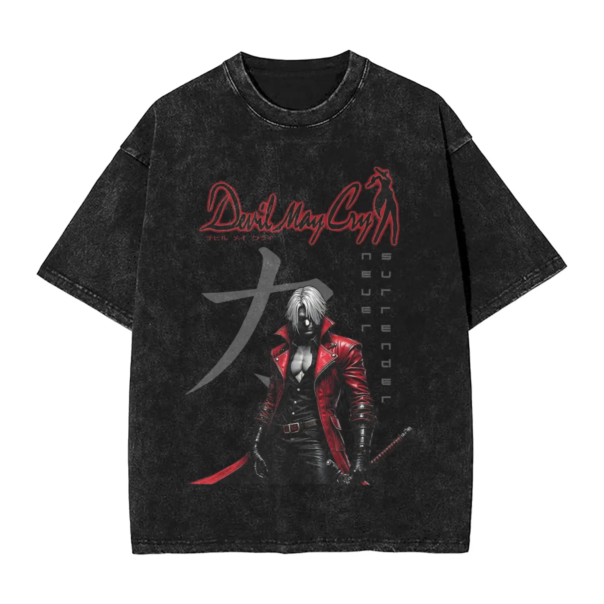 Негабаритная стираная футболка DMC Dante Game, хлопковые футболки, модная футболка для мужчин, летние классические повседневные футболки Y2K
Негабаритная стираная футболка DMC Dante Game, хлопковые футболки, модная футболка для мужчин, летние классические повседневные футболки Y2K