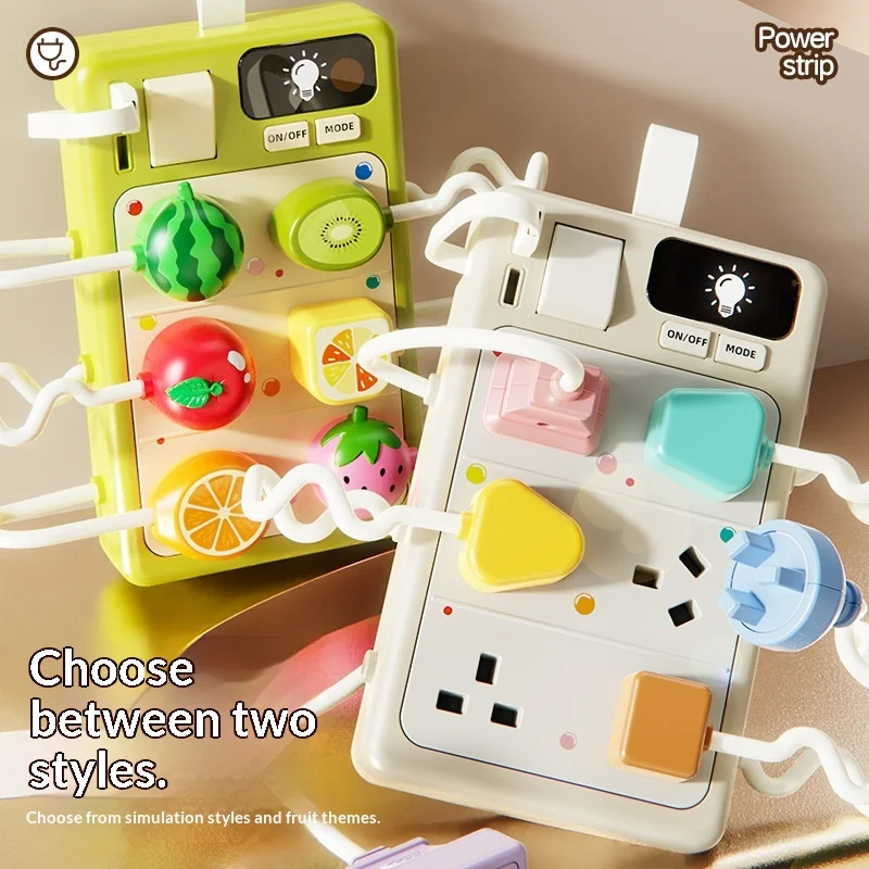 Puzzle simulation plug-in toy switch socket Montessori Education Busy Board 3 to 6 years old toy small gift
Puzzle simulation plug-in toy switch socket Montessori Education Busy Board 3 to 6 years old toy small gift