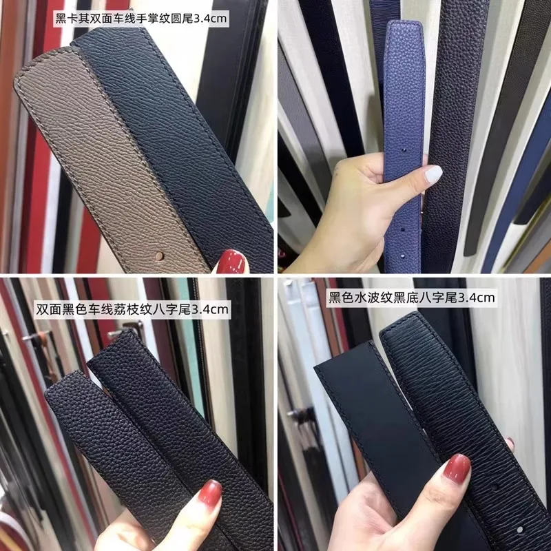 Luxury 3.4cm Genuine Leather Belt Strap - No Buckle, Replacement Belt Blank, Top Grain Cowhide with Pre-Punched Holes for Men
Luxury 3.4cm Genuine Leather Belt Strap - No Buckle, Replacement Belt Blank, Top Grain Cowhide with Pre-Punched Holes for Men