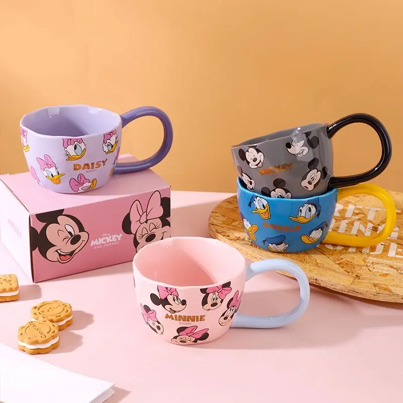 Disney Ceramic Cup Cute Minnie Mickey Large Handle Anti-Slip Mug Children's Household Water Cup Friends Gift
Disney Ceramic Cup Cute Minnie Mickey Large Handle Anti-Slip Mug Children's Household Water Cup Friends Gift