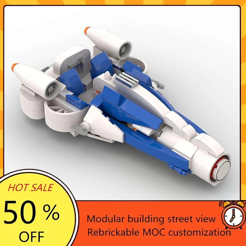 142PCS Popular Space War Movie Model MOC Building Bricks Spaceship Modular Technology Gifts Holiday Assemble Children Toy Suit
142PCS Popular Space War Movie Model MOC Building Bricks Spaceship Modular Technology Gifts Holiday Assemble Children Toy Suit