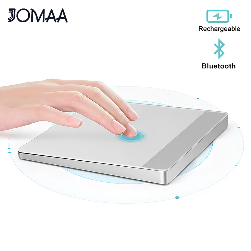 JOMAA Bluetooth Touchpad Trackpad Rechargeable Wireless Touchpad for Laptop Tablet Windows Ergonomic Trackpad Mouse
JOMAA Bluetooth Touchpad Trackpad Rechargeable Wireless Touchpad for Laptop Tablet Windows Ergonomic Trackpad Mouse