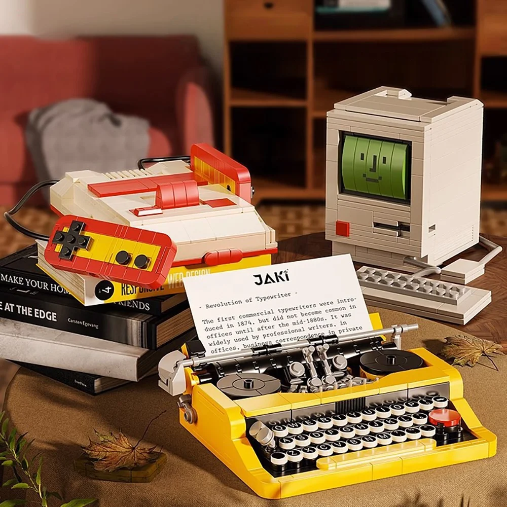 DIY Retro Electrical Appliances Building Blocks Set - TV, Computer, Tape, Walkman, Game Consoles, Radio Model Bricks Toys
DIY Retro Electrical Appliances Building Blocks Set - TV, Computer, Tape, Walkman, Game Consoles, Radio Model Bricks Toys