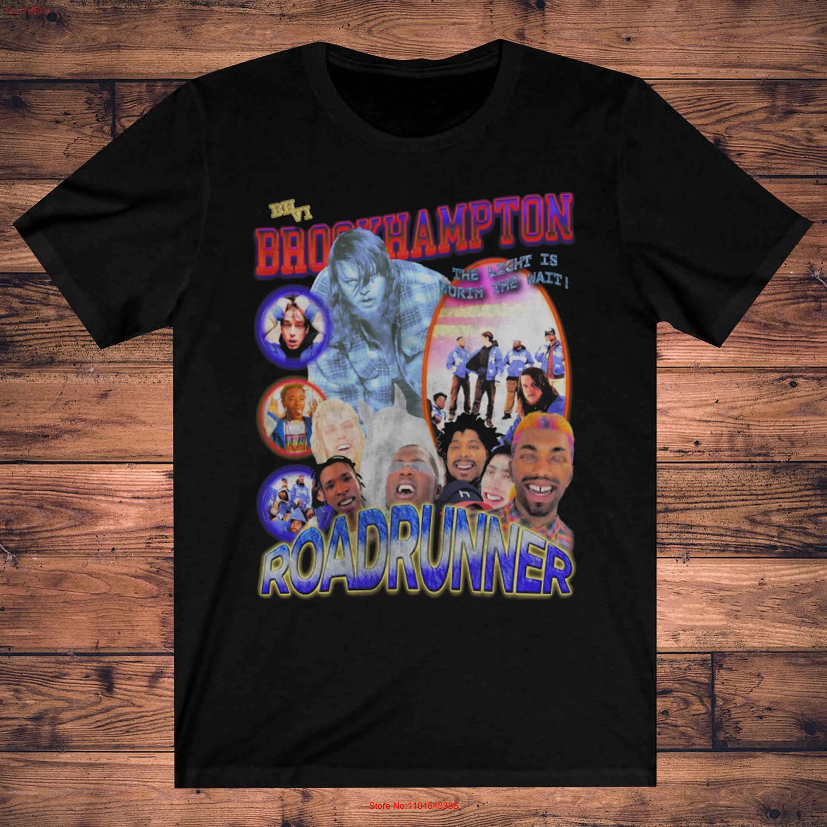 Brockhampton Roadrunner Vintage Bootleg T ShirT print Art for men women long or short sleeves
Brockhampton Roadrunner Vintage Bootleg T ShirT print Art for men women long or short sleeves