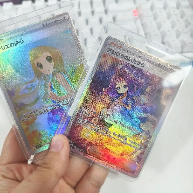 Diy аниме Lillie's Decision японская игровая коллекция картонных карт Monster Lillie Trainer самодельные классические флэш-карты подарочные игрушки
Diy аниме Lillie's Decision японская игровая коллекция картонных карт Monster Lillie Trainer самодельные классические флэш-карты подарочные игрушки