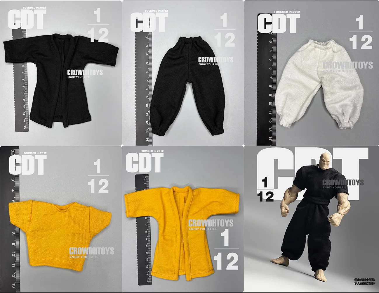 YYDS CROWDHTOYS 1/12 Soldier Clothing Short Sleeved Pants Long Gown Model Fit 6'' Action Figure Romankey Strong Body In Stock 
YYDS CROWDHTOYS 1/12 Soldier Clothing Short Sleeved Pants Long Gown Model Fit 6'' Action Figure Romankey Strong Body In Stock