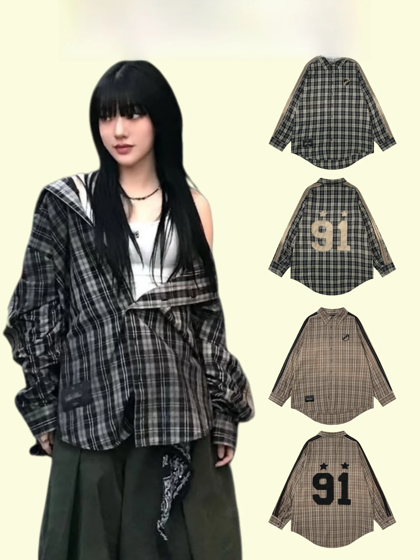 Хлопковое повседневное свободное пальто в клетку в стиле ретро с принтом тай-дай, удобное дышащее длинное пальто средней длины для пар
Хлопковое повседневное свободное пальто в клетку в стиле ретро с принтом тай-дай, удобное дышащее длинное пальто средней длины для пар