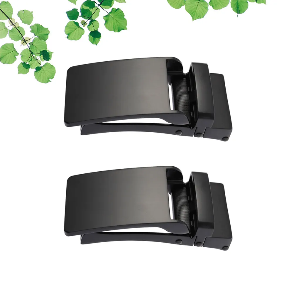 2 шт. деловых пряжек для ремня из черного сплава, мужские автоматические пряжки с храповым механизмом, профессиональный аксессуар в формальном стиле
2 шт. деловых пряжек для ремня из черного сплава, мужские автоматические пряжки с храповым механизмом, профессиональный аксессуар в формальном стиле