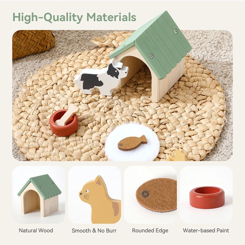 Toy House Accessories Pet Set Great Pet Play Set For Dollhouses Fun Games That Encourage Creativity And Imagination in Children
Toy House Accessories Pet Set Great Pet Play Set For Dollhouses Fun Games That Encourage Creativity And Imagination in Children