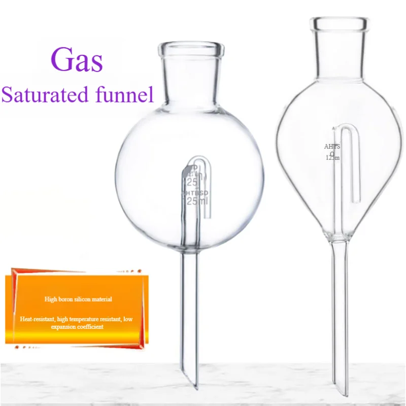 Gas saturated funnel 60/100/125/250ml glass liquid sealed tube funnel spherical pear-shaped Geisel funnel
Gas saturated funnel 60/100/125/250ml glass liquid sealed tube funnel spherical pear-shaped Geisel funnel