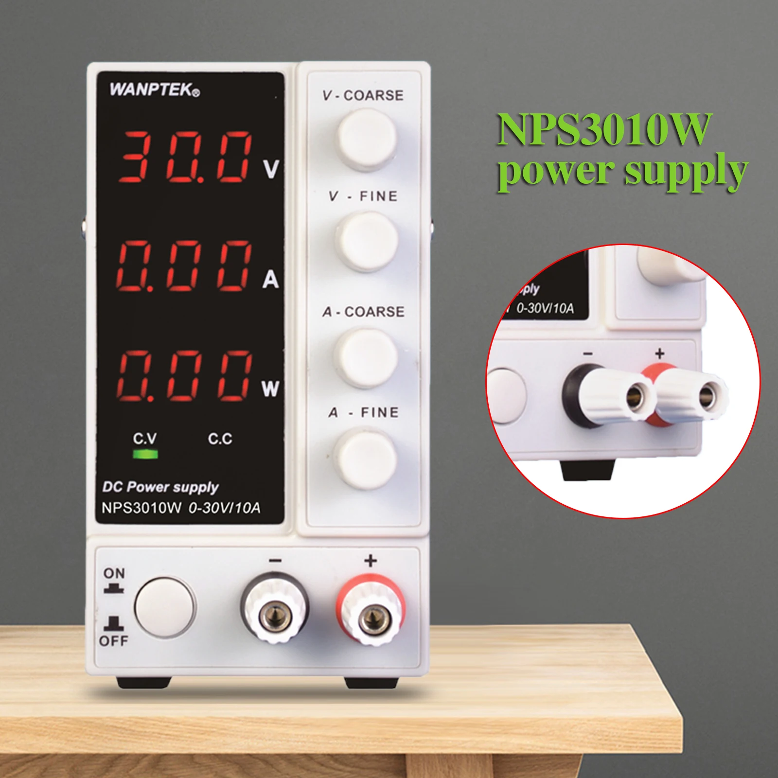 NEW NPS3010W 300W 0-10A 0-30V Lab DC Power Supply Digital Variable Regulated Benchtop Power Source Adjustable
NEW NPS3010W 300W 0-10A 0-30V Lab DC Power Supply Digital Variable Regulated Benchtop Power Source Adjustable
