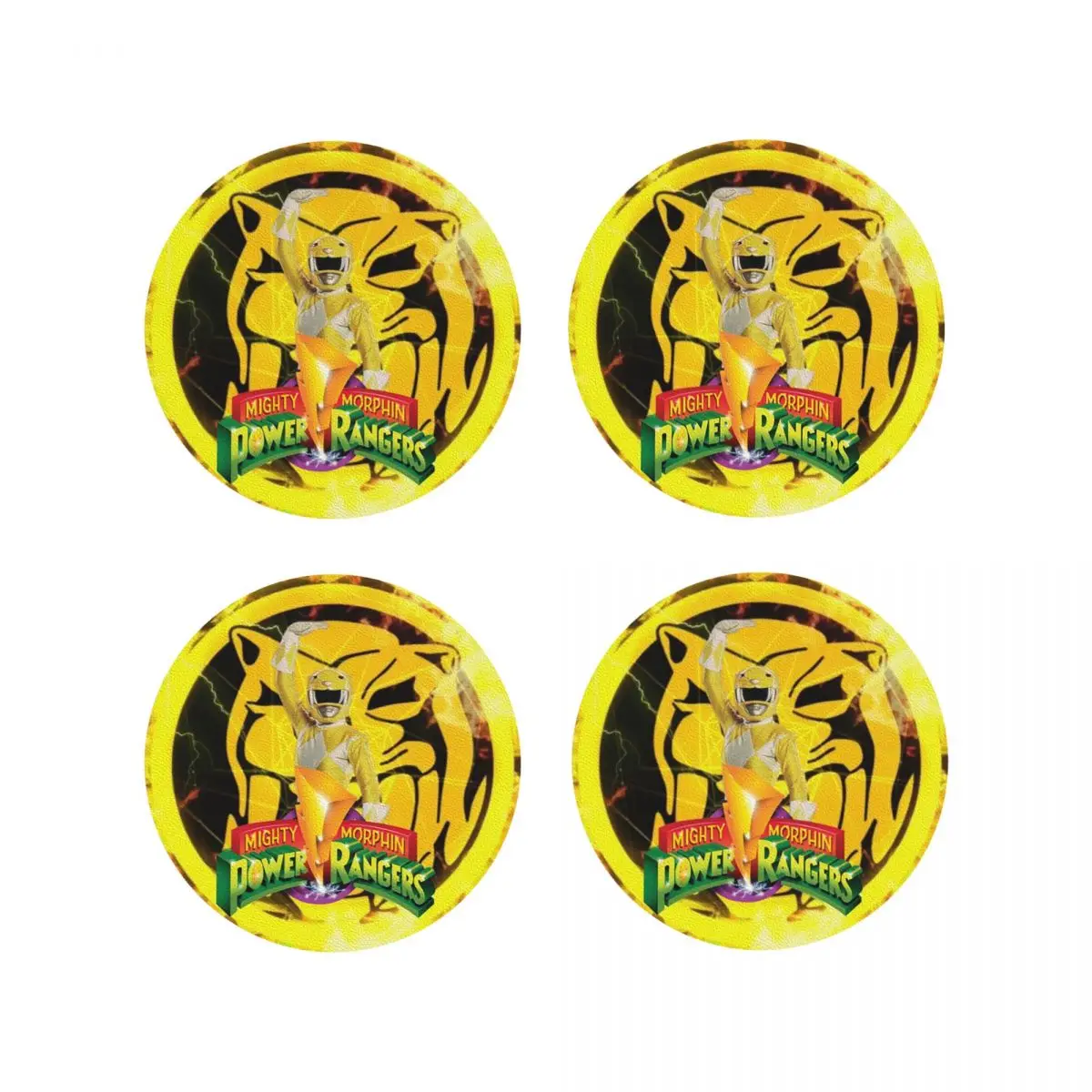 Mighty Morphin Power Ranger Coasters Kitchen Placemats Waterproof Insulation Cup Coffee Mats For Decor Tableware Pads Set of 4
Mighty Morphin Power Ranger Coasters Kitchen Placemats Waterproof Insulation Cup Coffee Mats For Decor Tableware Pads Set of 4