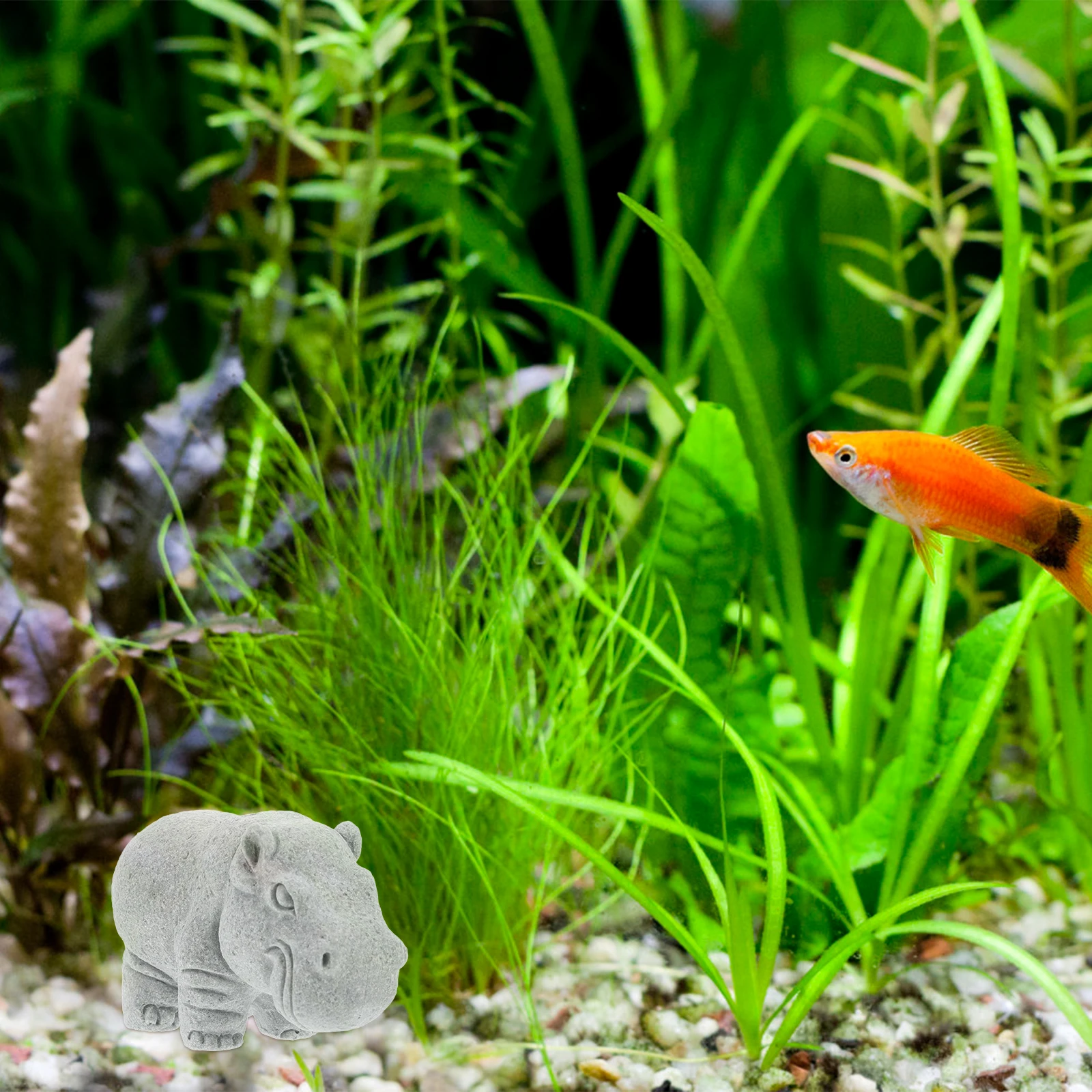 Animal Figurines Small Aquarium Decor Stone Decorative naments Hippo Statue Betta Accessories Fish Tank Decorations S stone
Animal Figurines Small Aquarium Decor Stone Decorative naments Hippo Statue Betta Accessories Fish Tank Decorations S stone