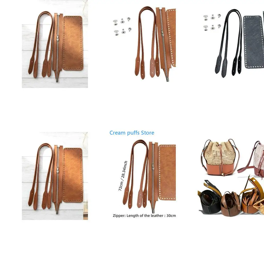 50LE PU Leather Handbag Knitting Kits DIY Crochet Bag Making Bag Handles Zipper
50LE PU Leather Handbag Knitting Kits DIY Crochet Bag Making Bag Handles Zipper