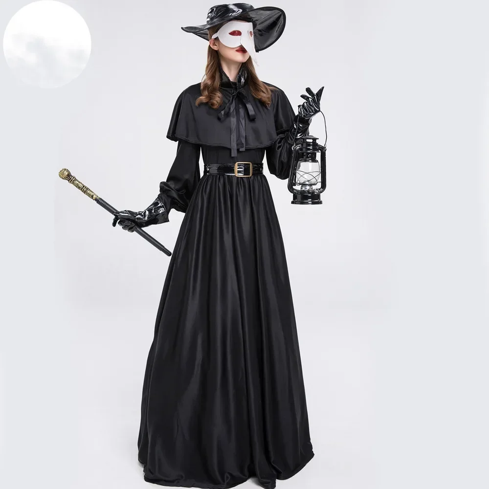Women Cospaly Dr.Beulenpest Steampunk Plague Doctor White Birds Beak Masks Halloween
Women Cospaly Dr.Beulenpest Steampunk Plague Doctor White Birds Beak Masks Halloween