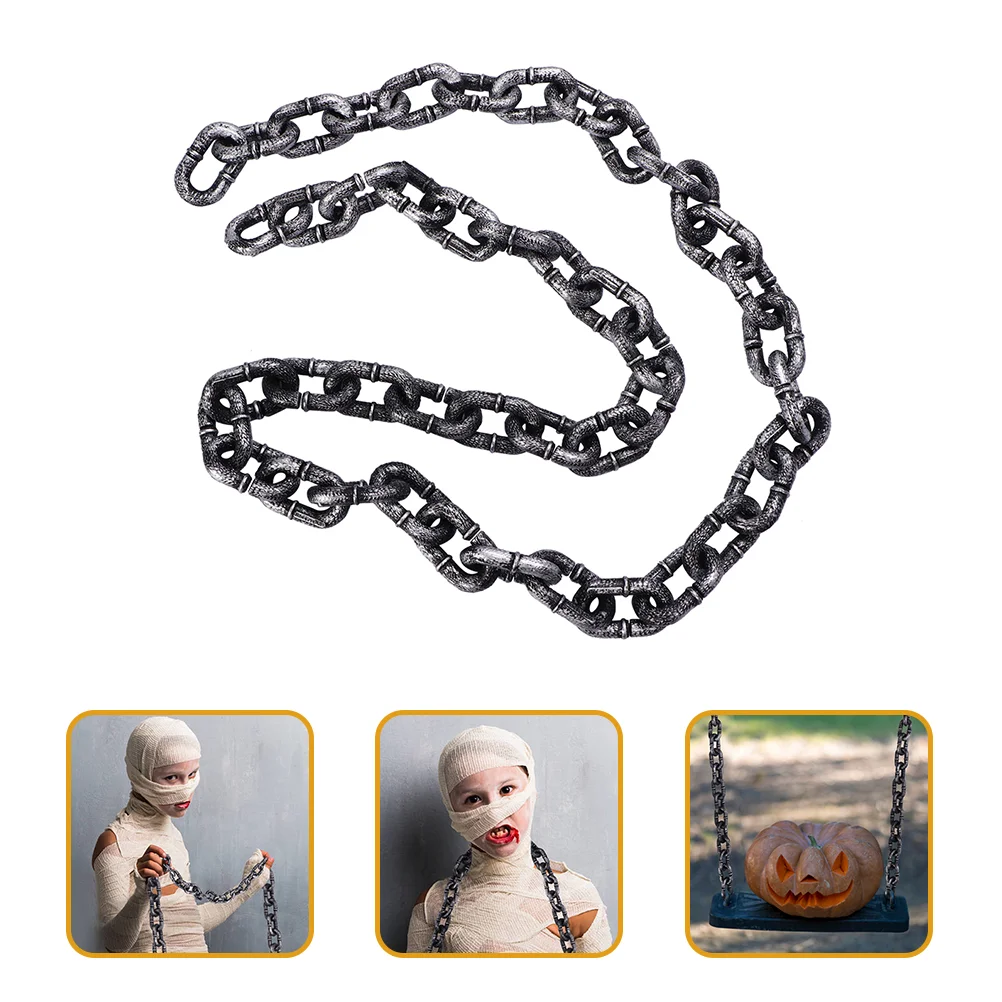 Halloween Costume Decor Simulation Chain Outdoor Ornaments Clothing Man Barrier Apparel
Halloween Costume Decor Simulation Chain Outdoor Ornaments Clothing Man Barrier Apparel