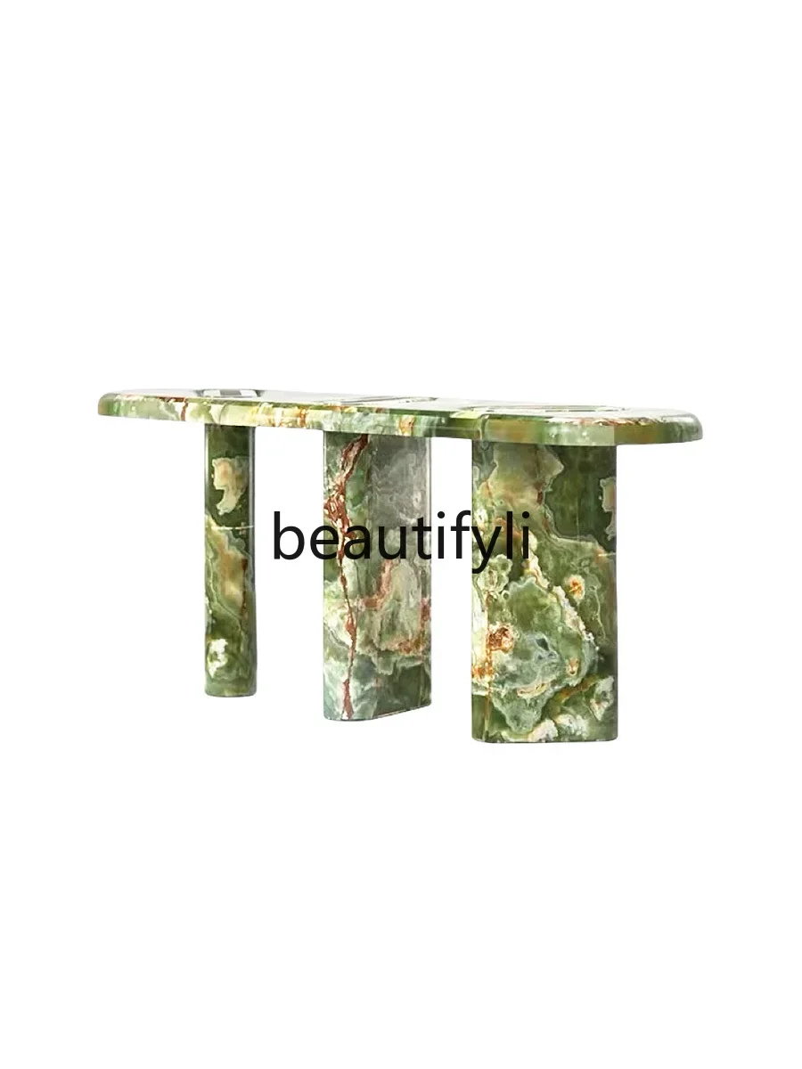 Modern art creative high-end living room entry against the wall custom entrance table
Modern art creative high-end living room entry against the wall custom entrance table
