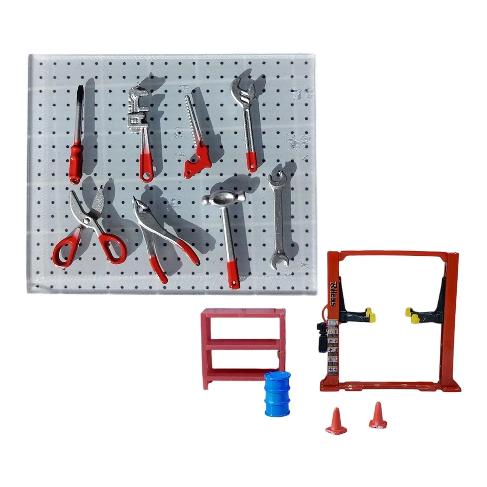 1/64 Diorama Garage 14Pcs/Set Gantry Crane Display Scene Model Oil Drum Simulation Container Realistic Repair Tools Auto Shop
1/64 Diorama Garage 14Pcs/Set Gantry Crane Display Scene Model Oil Drum Simulation Container Realistic Repair Tools Auto Shop