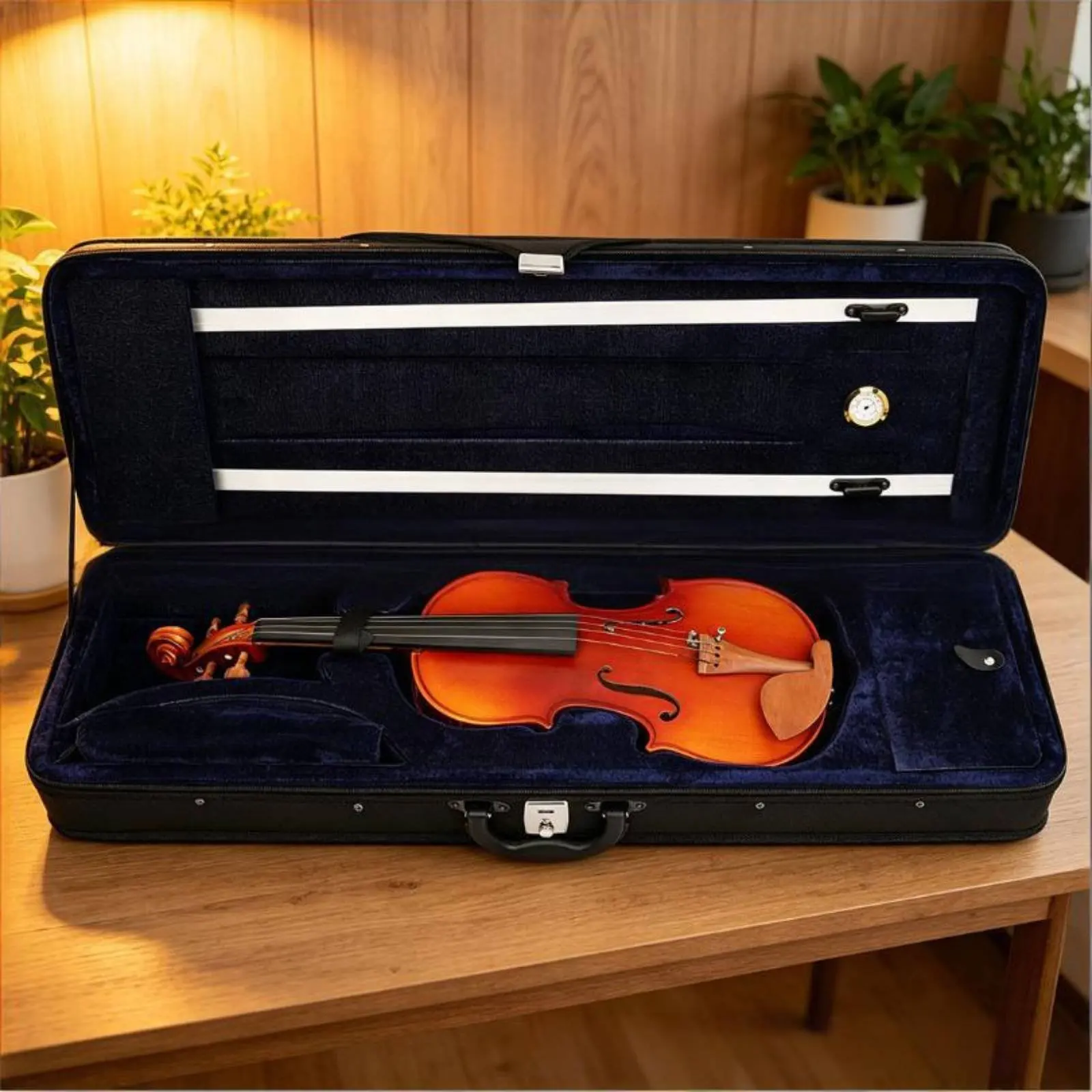 4/4 Violin Case Lightweight Oxford Cloth Violin Case Instrument Storage Backpack Straps Padded Interior for Music Students
4/4 Violin Case Lightweight Oxford Cloth Violin Case Instrument Storage Backpack Straps Padded Interior for Music Students