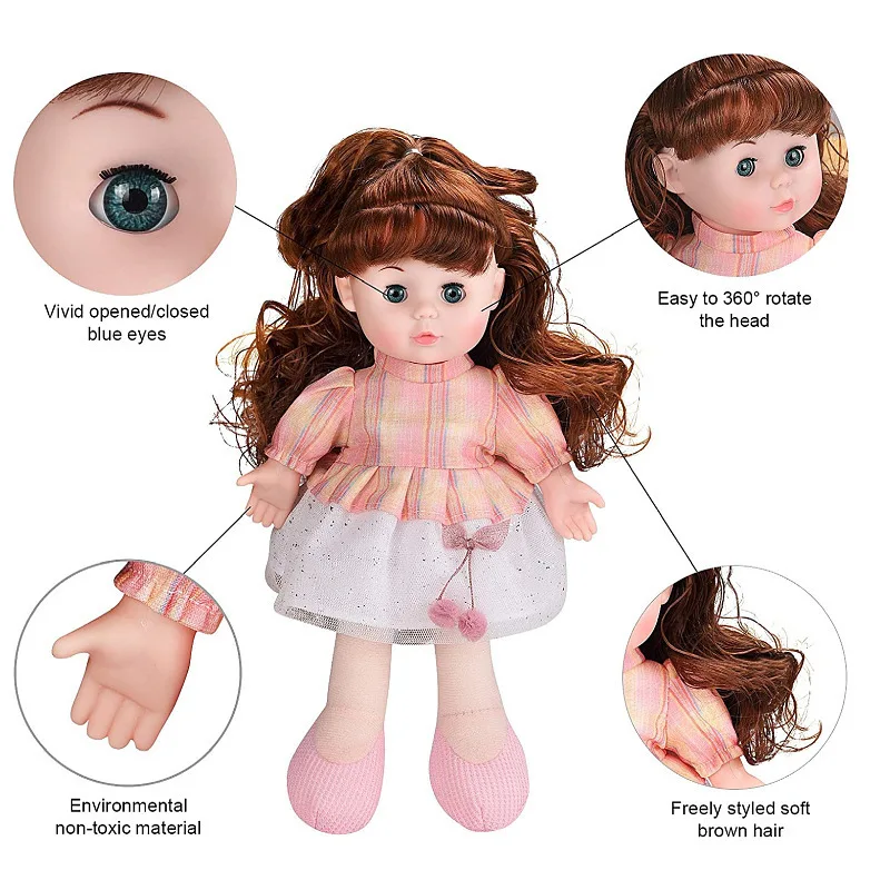 Exquisite Toy Doll BJD Doll Girl Gift New Character Children's Enamel Girl Toy Doll Glasses Blinking Imitation Doll
Exquisite Toy Doll BJD Doll Girl Gift New Character Children's Enamel Girl Toy Doll Glasses Blinking Imitation Doll